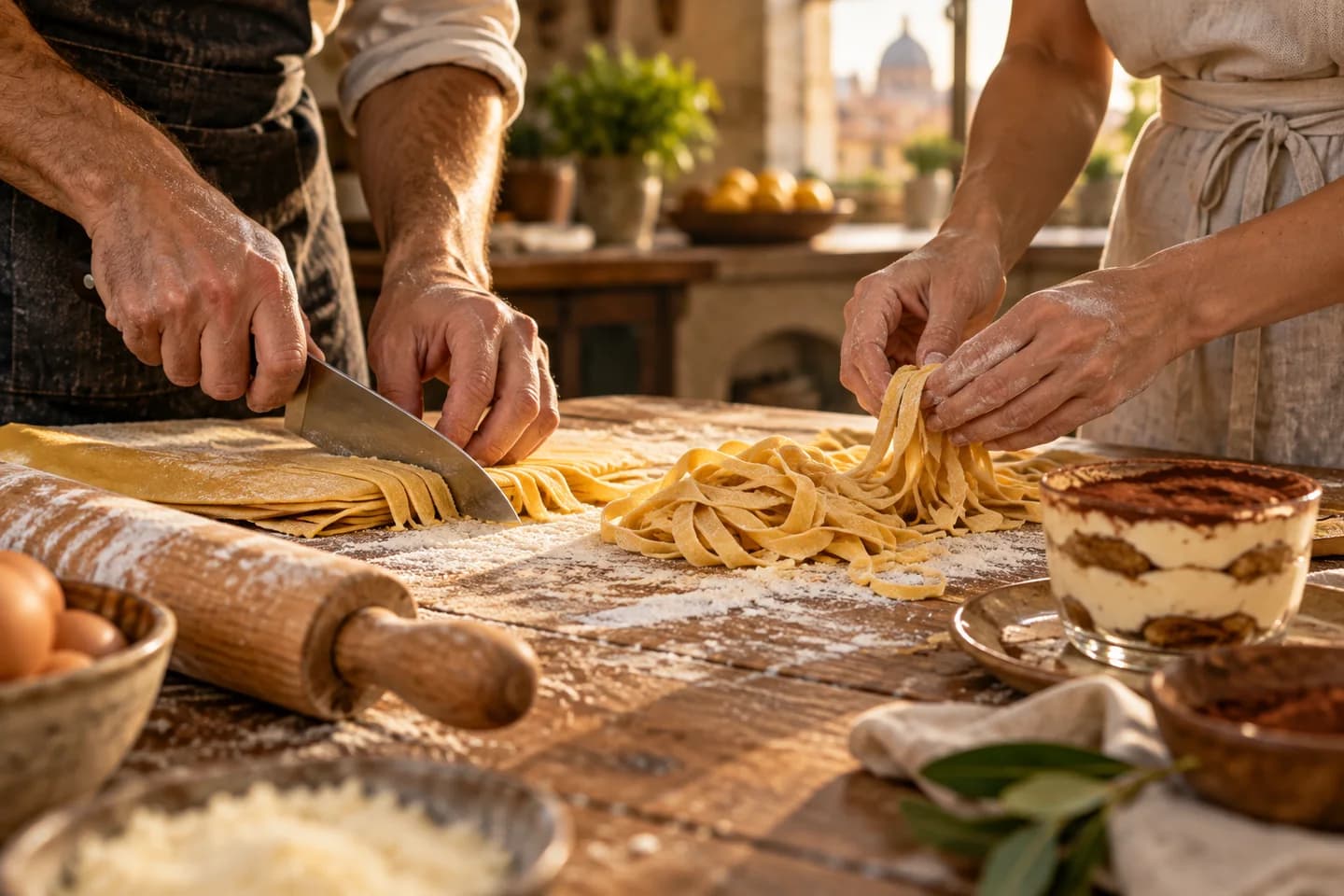 Handmade fresh pasta
